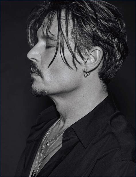 johnny depp side profile